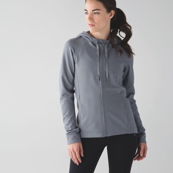 lululemon athletica Tops - Lululemon Take Ten Hoodie in Battleship/Gr…